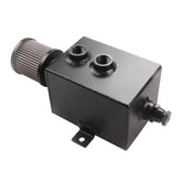 1L/2L Oil Catch Can Reservoir Tank +Breather Filter Baffled 10AN Fitting Aluminum